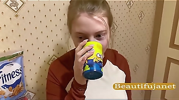 blowjob in the kitchen